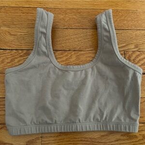ARQ Light brown cotton sports bra size medium (runs small). EUC.